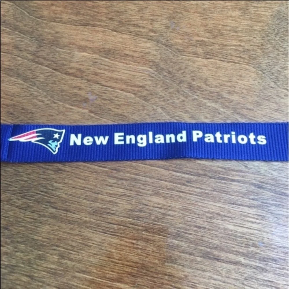 New New England Patriots Lanyard ID Badge Holder